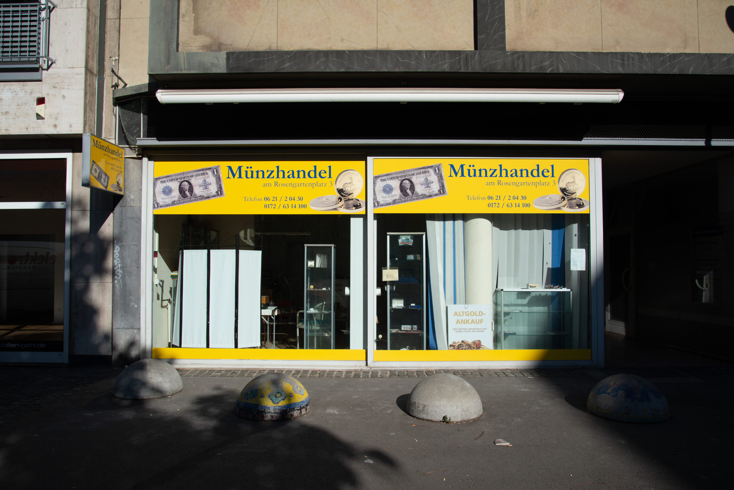 Startbild - Münzhandel am Rosengartenplatz, Mannheim